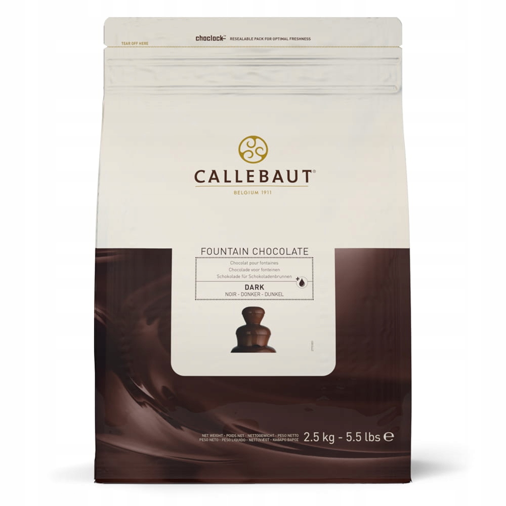 Czekolada do fontanny ciemna 57,6% Callebaut 2,5kg