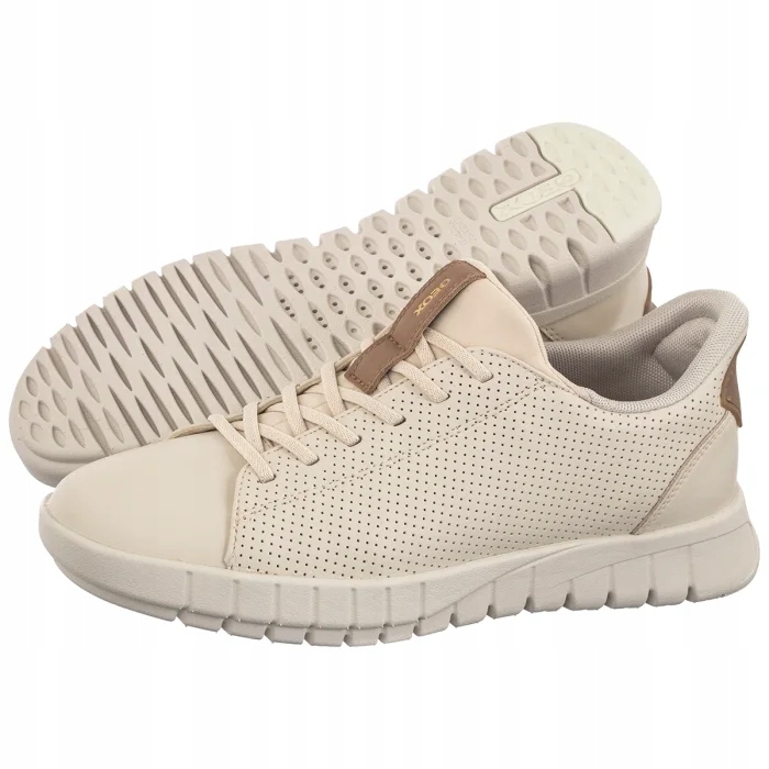 Polobotky Dámské tenisky Geox D Flextride Plus D657SC Béžové