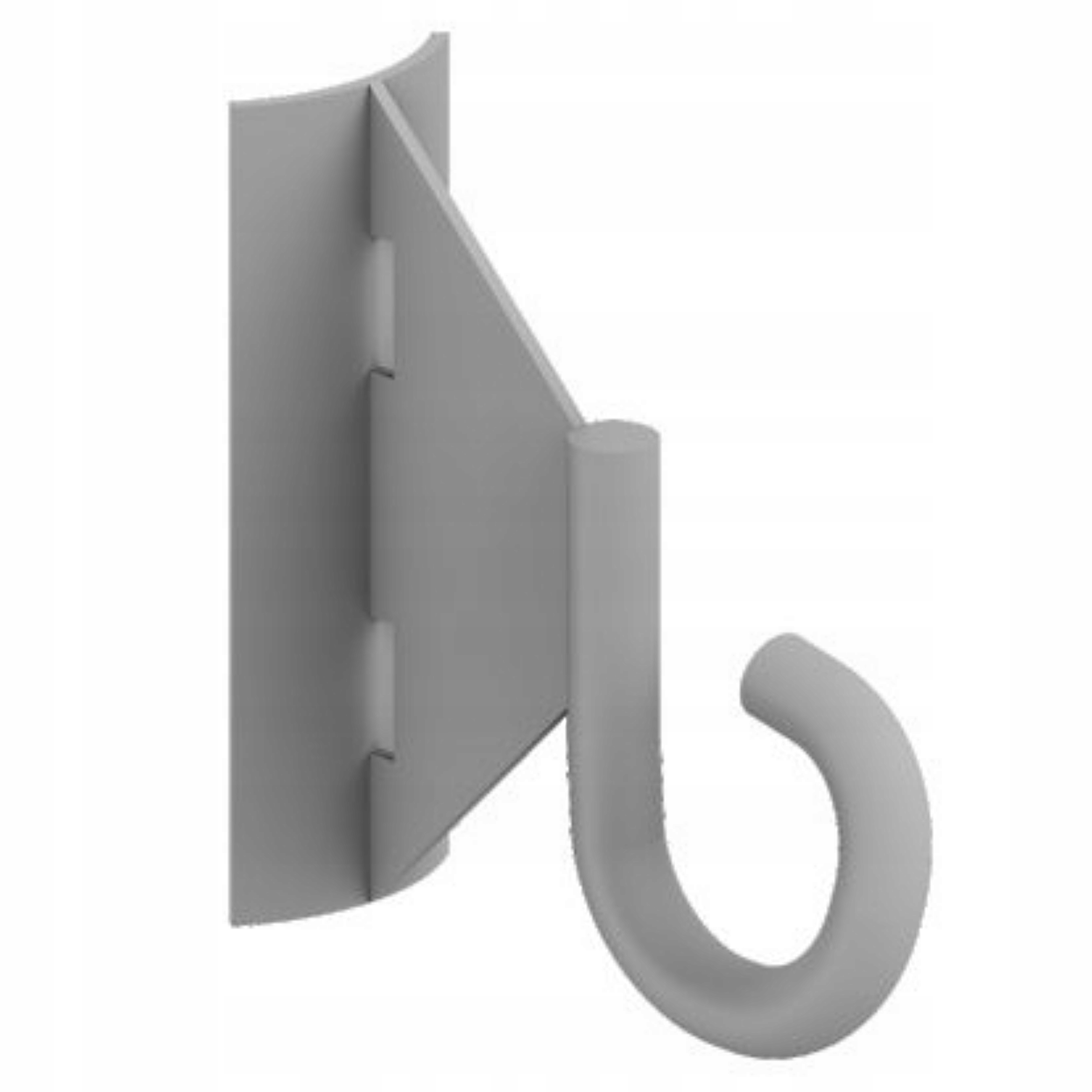 

Hak płytkowy na słup okrągły średnica 16 AN-102B