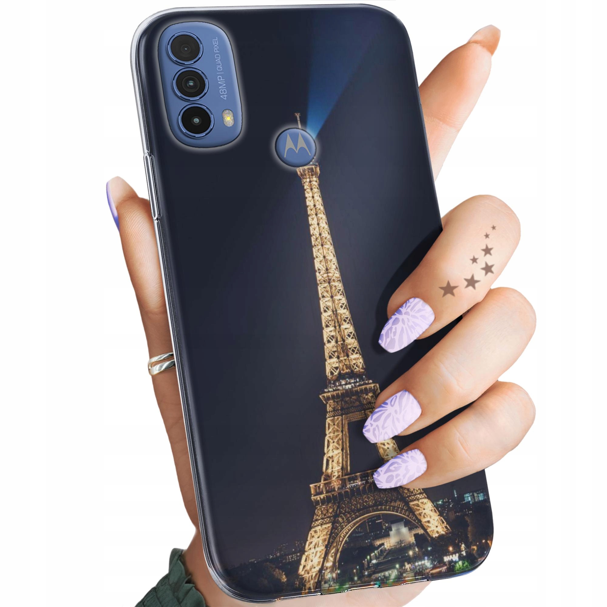 Etui Do Motorola Moto E30 E40 Paryż Francja Eiffel Obudowa Case