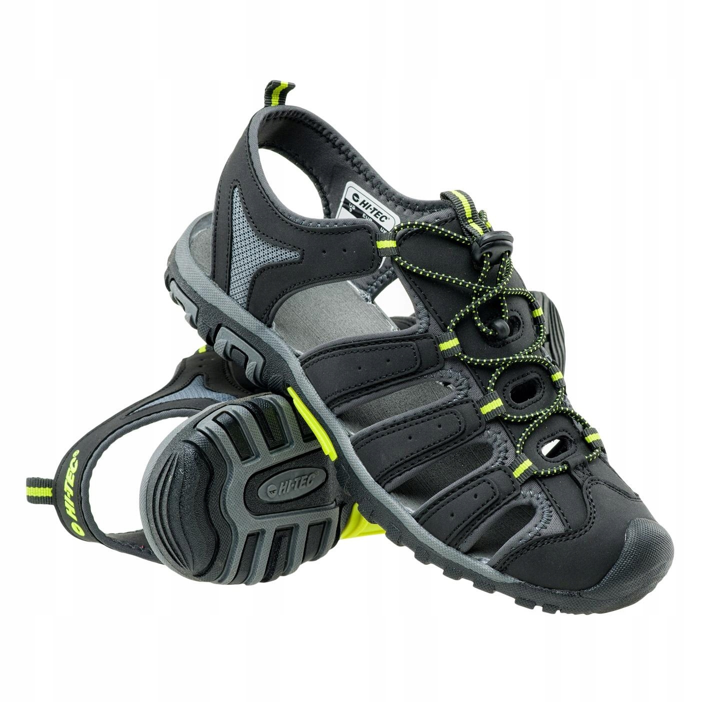 Pánské sandály Eritio Black/lime