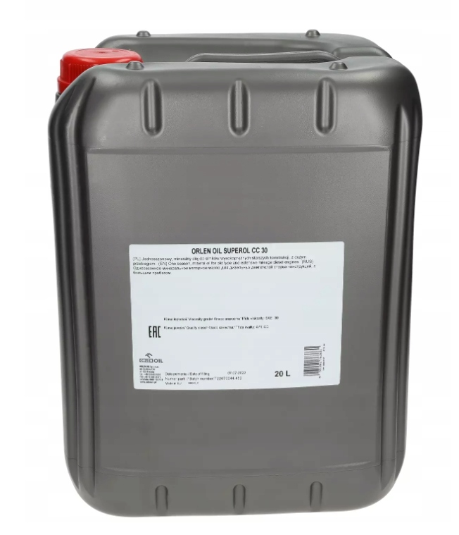 OLEJ ORLEN OIL SUPEROL CC30 20L Pojemność opakowania 20 l