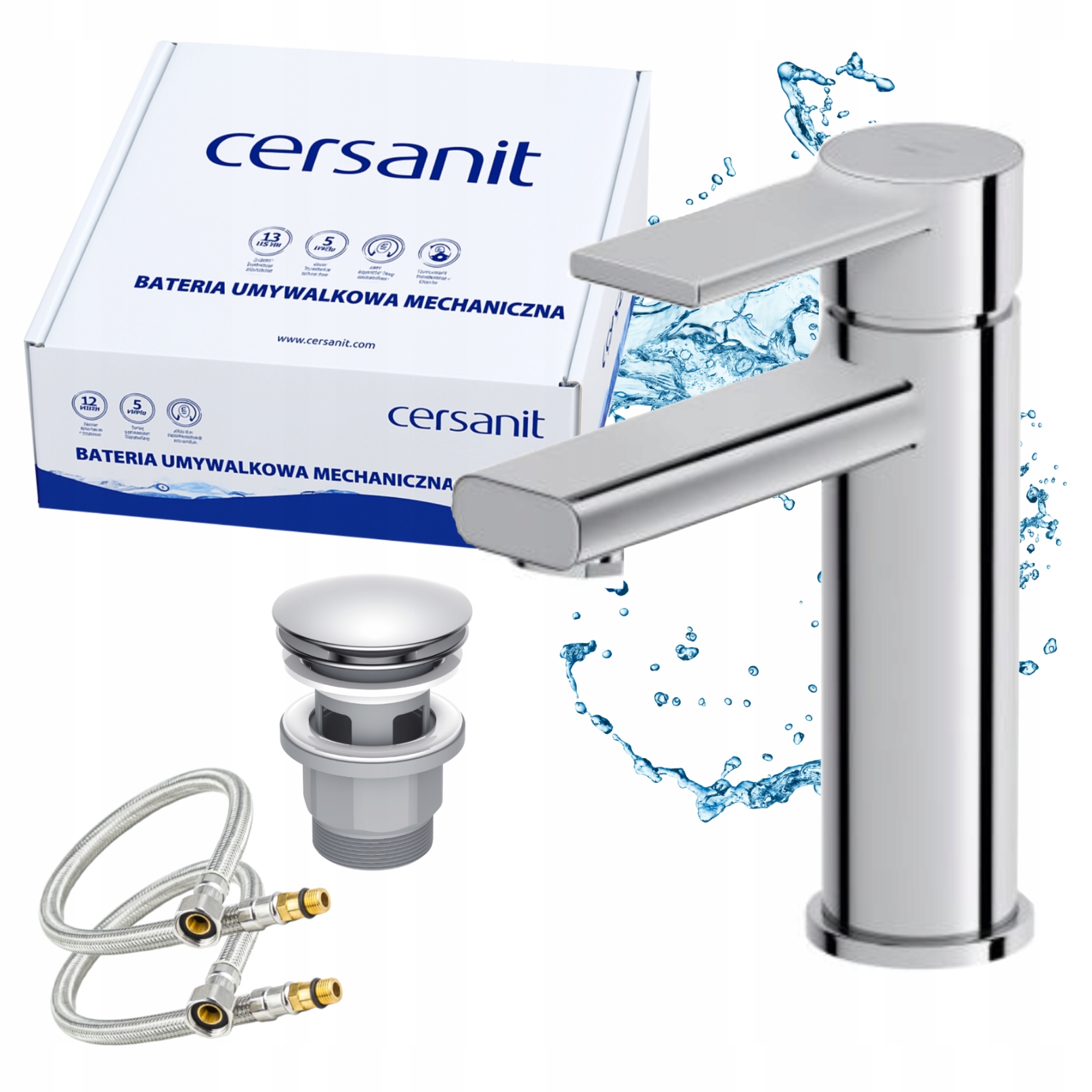 Koupelnová baterie Zip Chrom – Styl a ekologie od společnosti Cersanit Shine