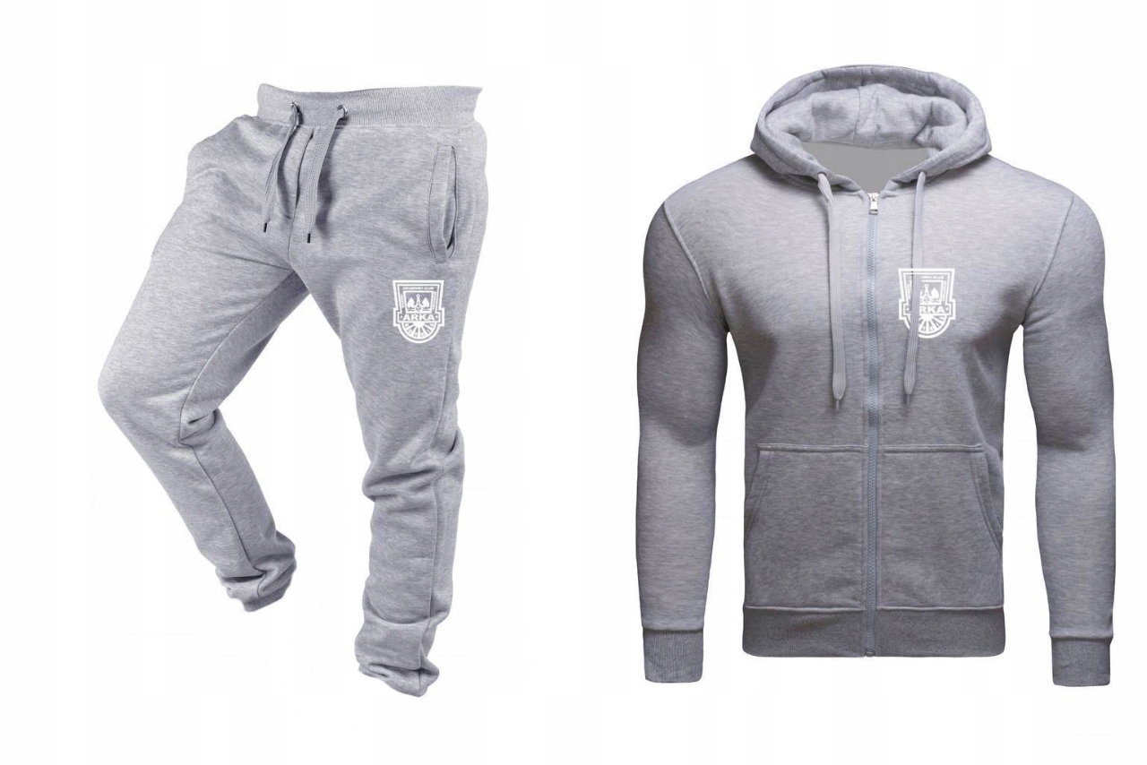 Tepláková Souprava Teplákovka Arka Gdynia Pánská Rozepínací Šedá M