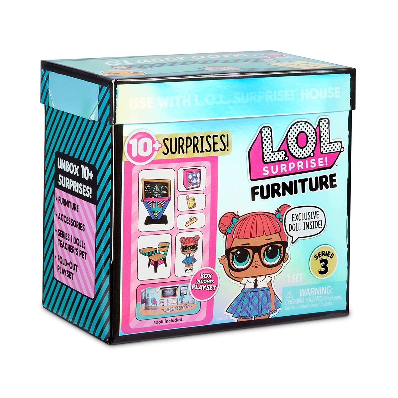 Lalka L.o.l. Surprise Mini Lalka Uczennica Furniture Scenka Klasa Mebelki