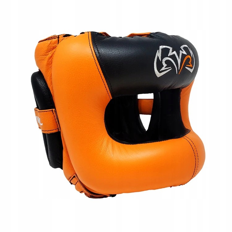 Rival Boxerská přilba RHGFS3 s ochranou nosu Face-Saver Oranžová S/m