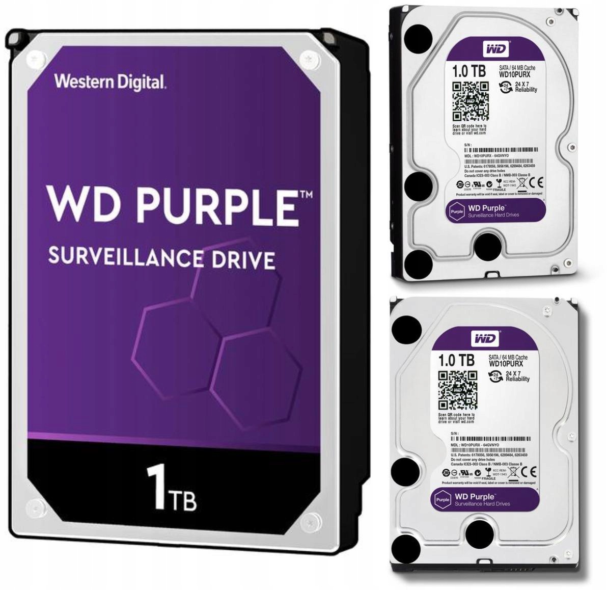 Disk Wd Purple 1TB WD10PURZ