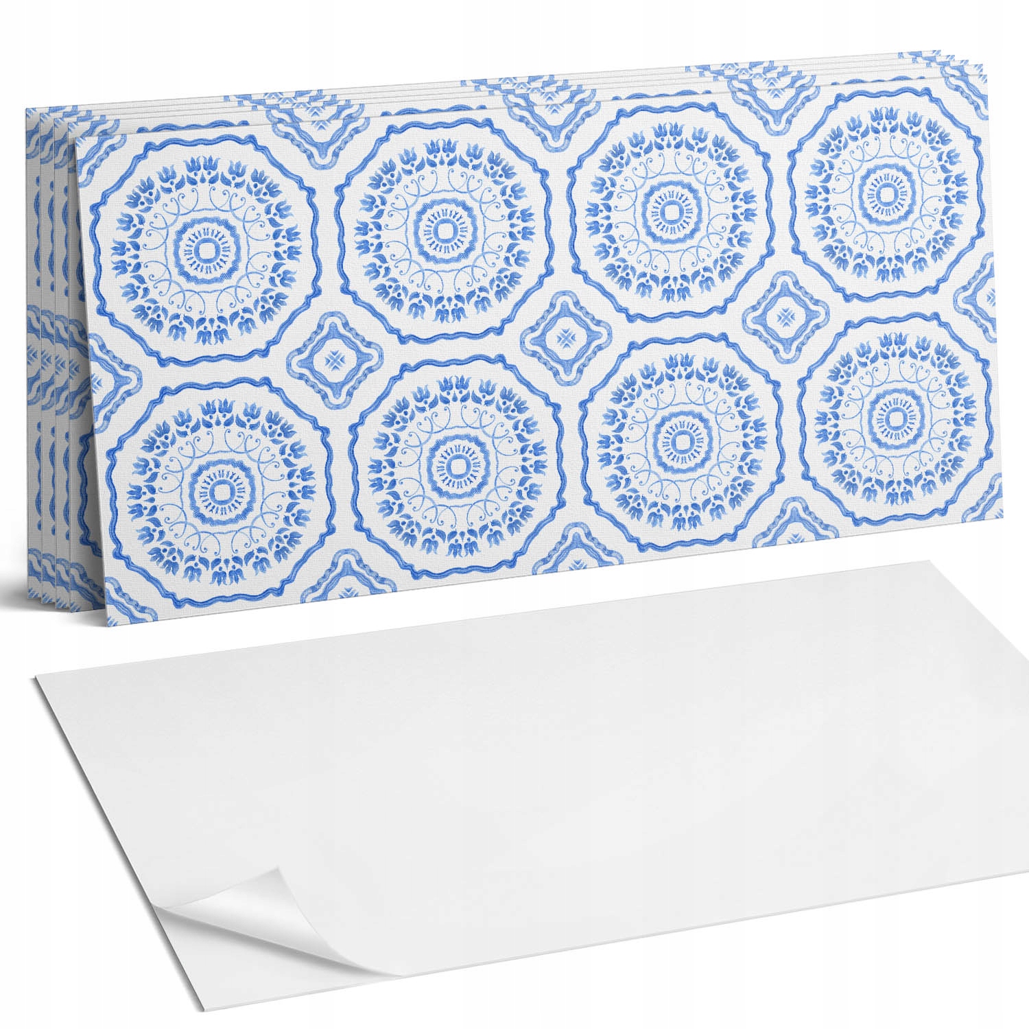 Sada vinylových dlaždíc z Pvc Okrúhle kvetinové kompozície 6 x 60 x 30 cm