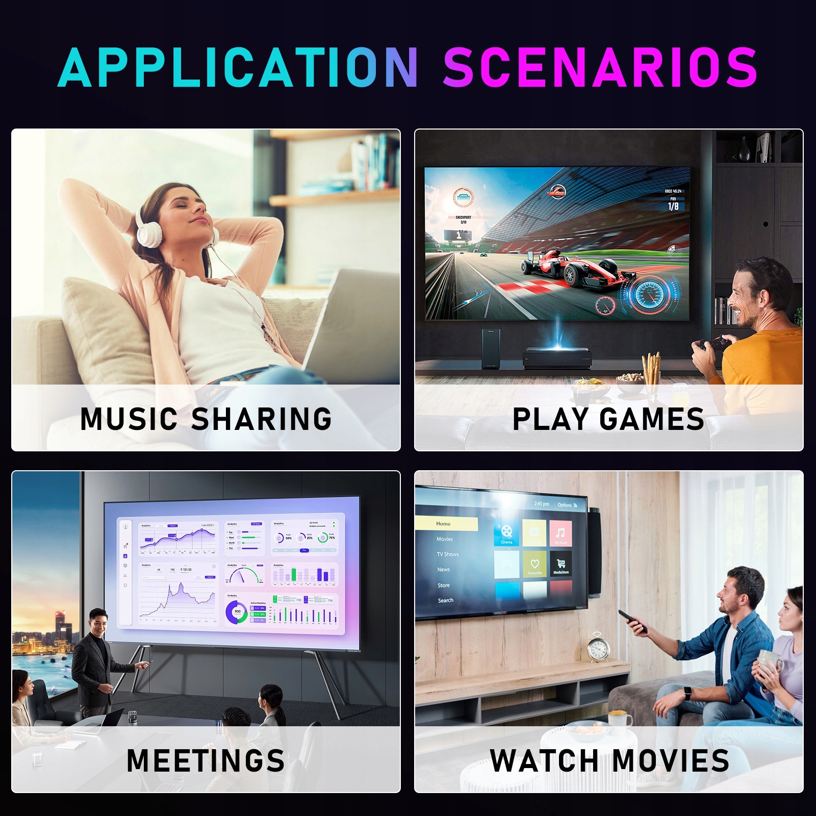 SMART BOX TV 4K ANDROID 13 WIFI BT ADAPTER TV Marka inna