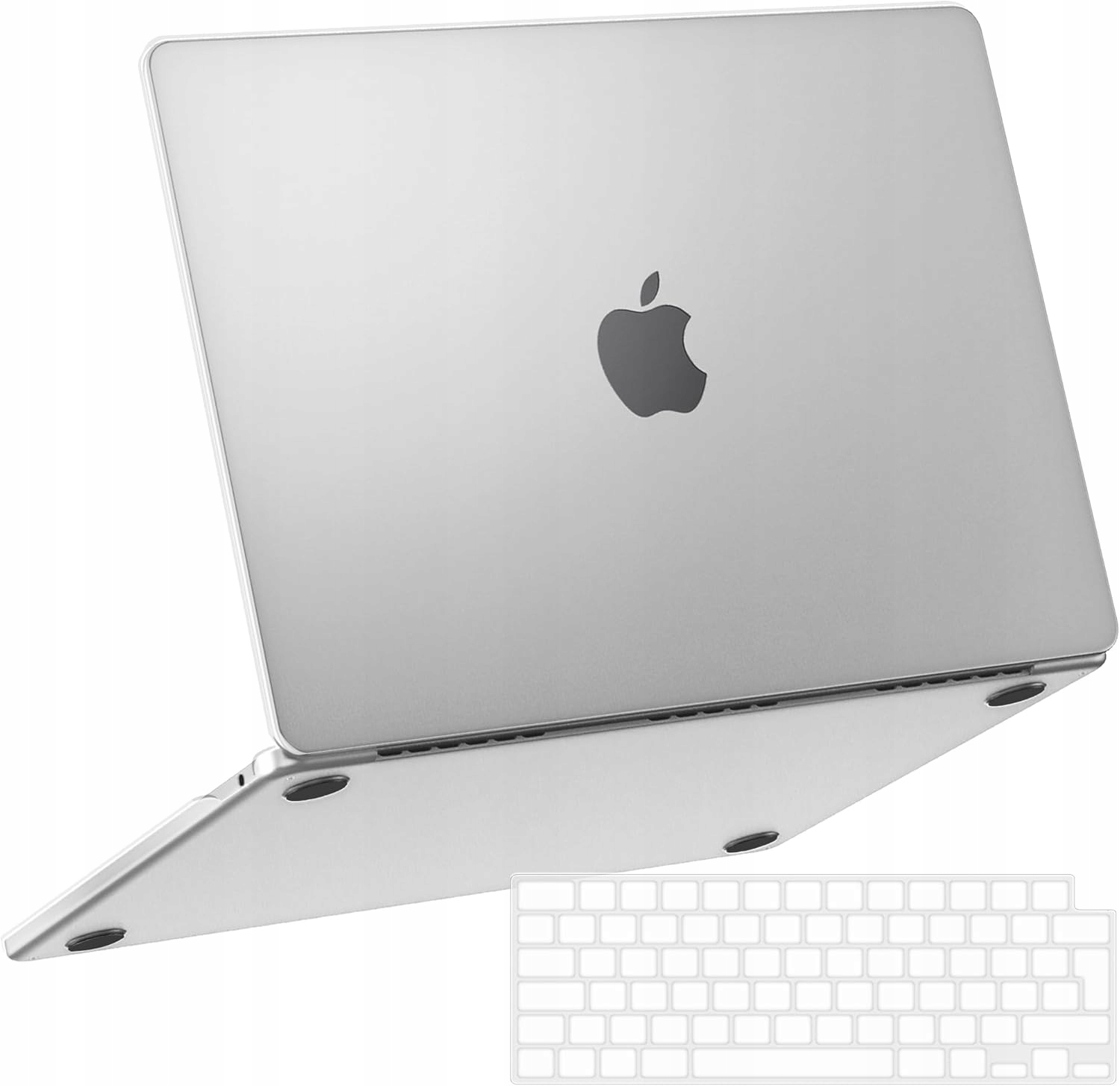 Npuols etui MacBook Air 13,6 A3449 A3240 A3113 A2681 białe matowe M5 M4 M3