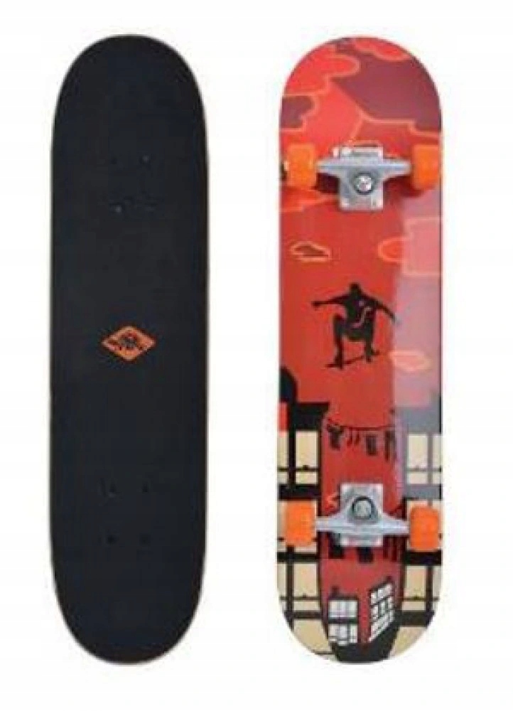 Skateboard Schildkröt Kicker 31" Red Parkour 18276/31