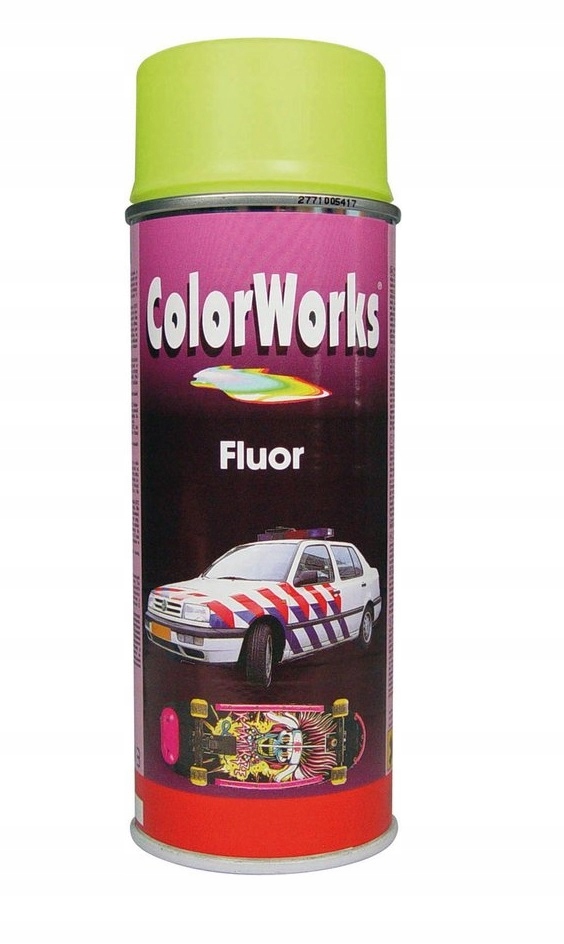 Lakier Fluorescencyjny Akrylowy 400 ML Żółty Neon