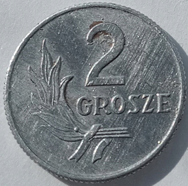 2 Grosz 1949 Bardzo piękny (VF)