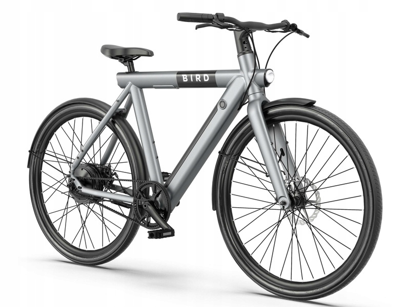 Rower Elektryczny Miejski Bird Urban 1.0 M22 28 cali Rama 22 Cale Szary