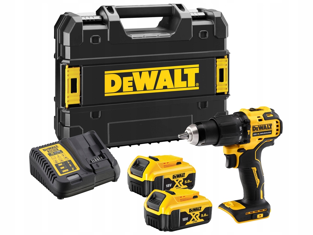 Wiertarko Wkrętarka udarowa DeWalt 18V bezszczotkowa DCD709P2T 2x5Ah