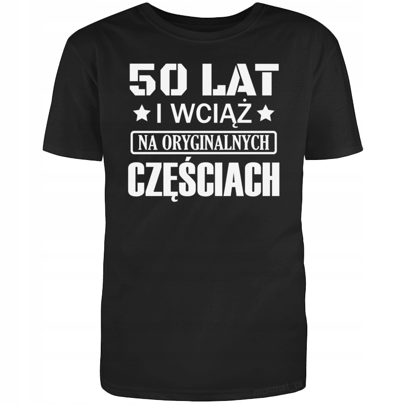 SZÜLETÉSNAPI AJÁNDÉK póló 50 ÉVES ÉS MÉG MINDIG... L