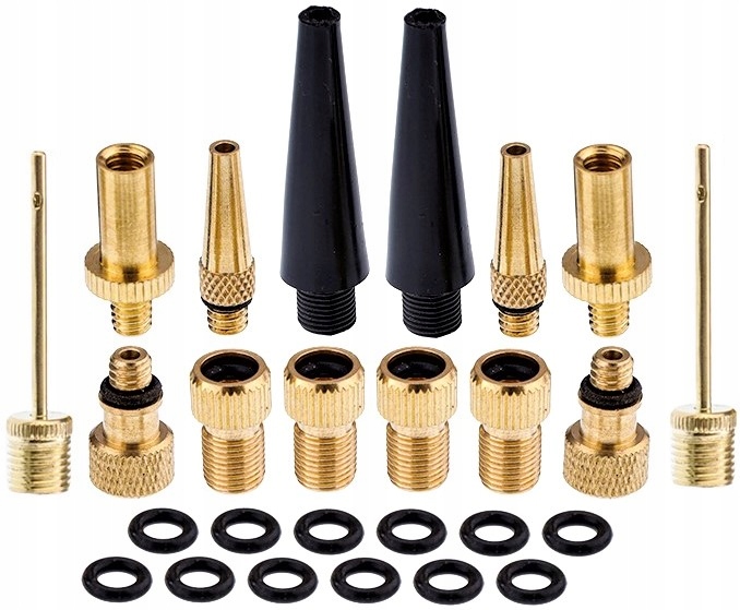 UNIWERSALNY ZESTAW KOŃCÓWEK DO POMPOWANIA 26EL.