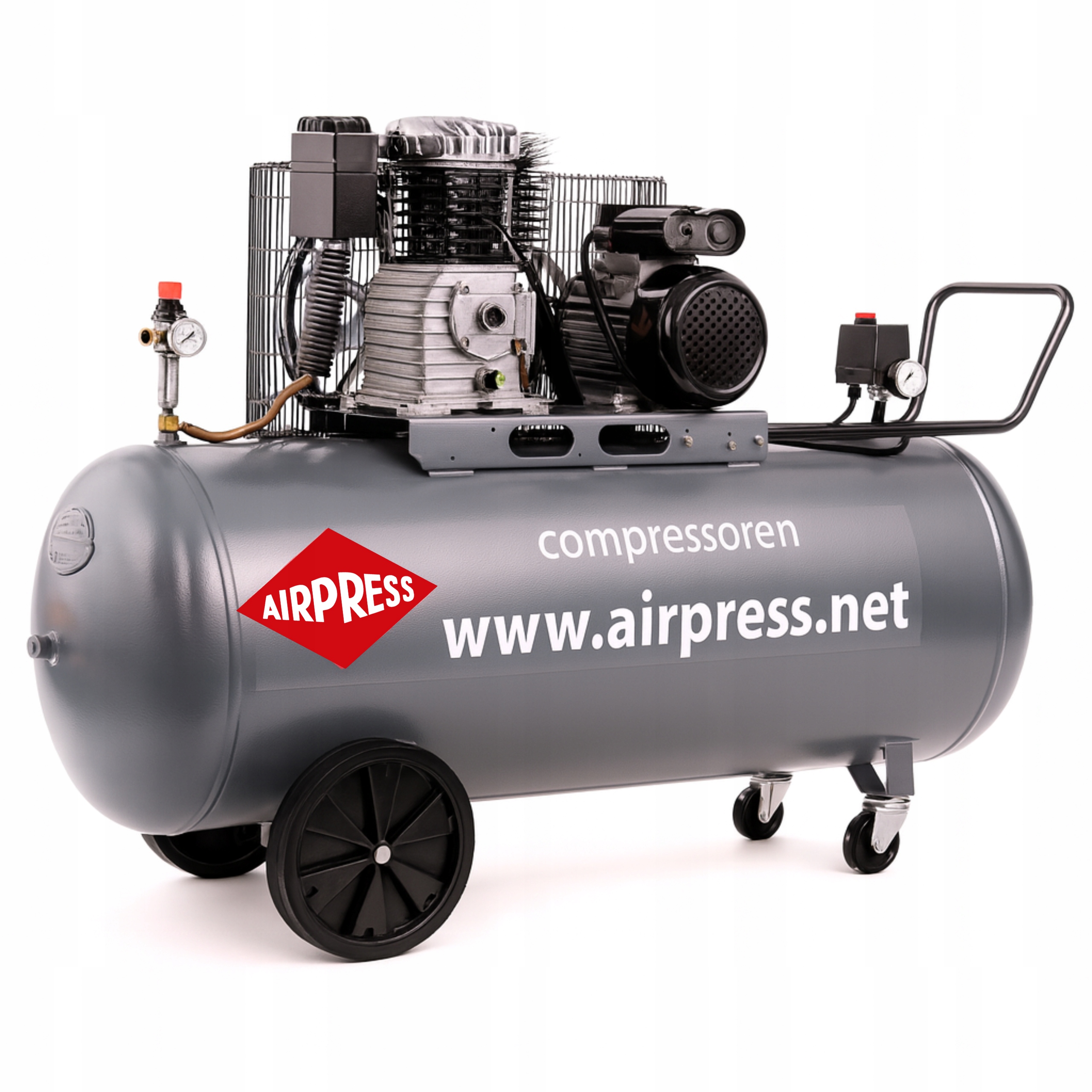 Dvojpiestový kompresor Airpress 100L 10bar 3KM 400V 317l/min Hk 425-100 Pro