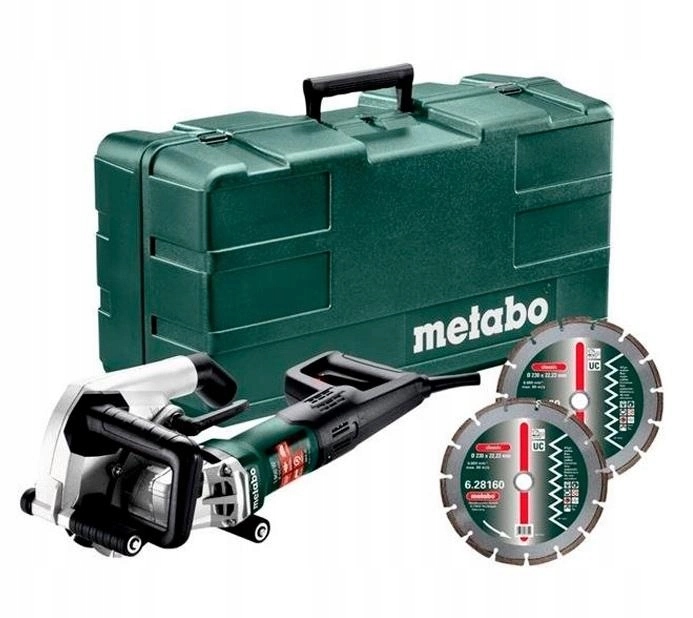 Bruzdovačka 125 mm 1900 W 2 diamantové kotouče Mfe 40 Metabo