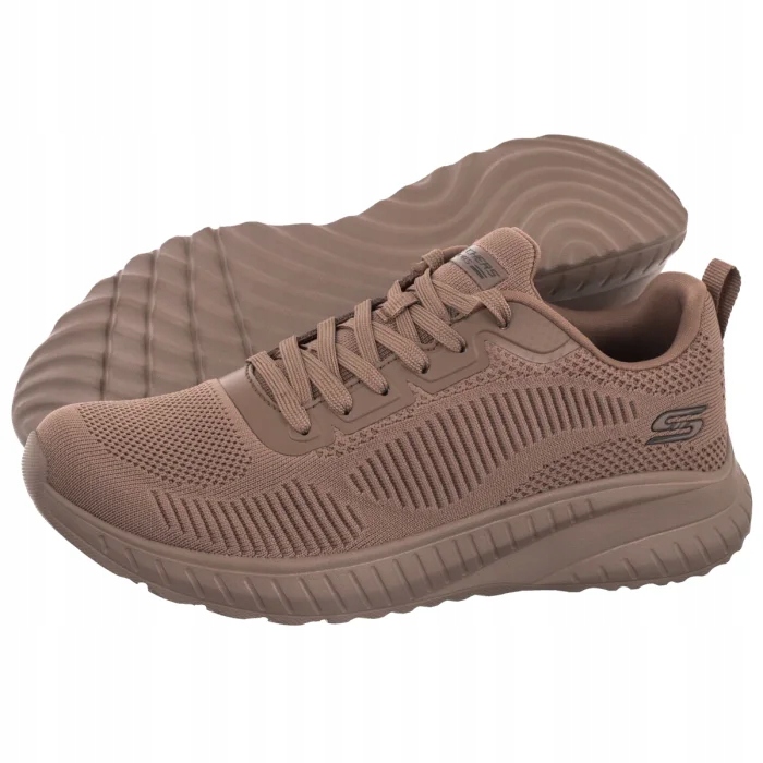 Dámské sportovní boty Skechers Bobs Squad Chaos Face 117209 Hnědé