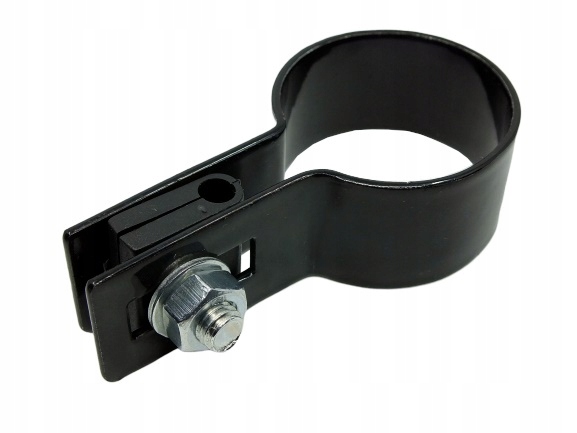 Obejma końcowa do paneli słupek fi 42 mm - CZARNA