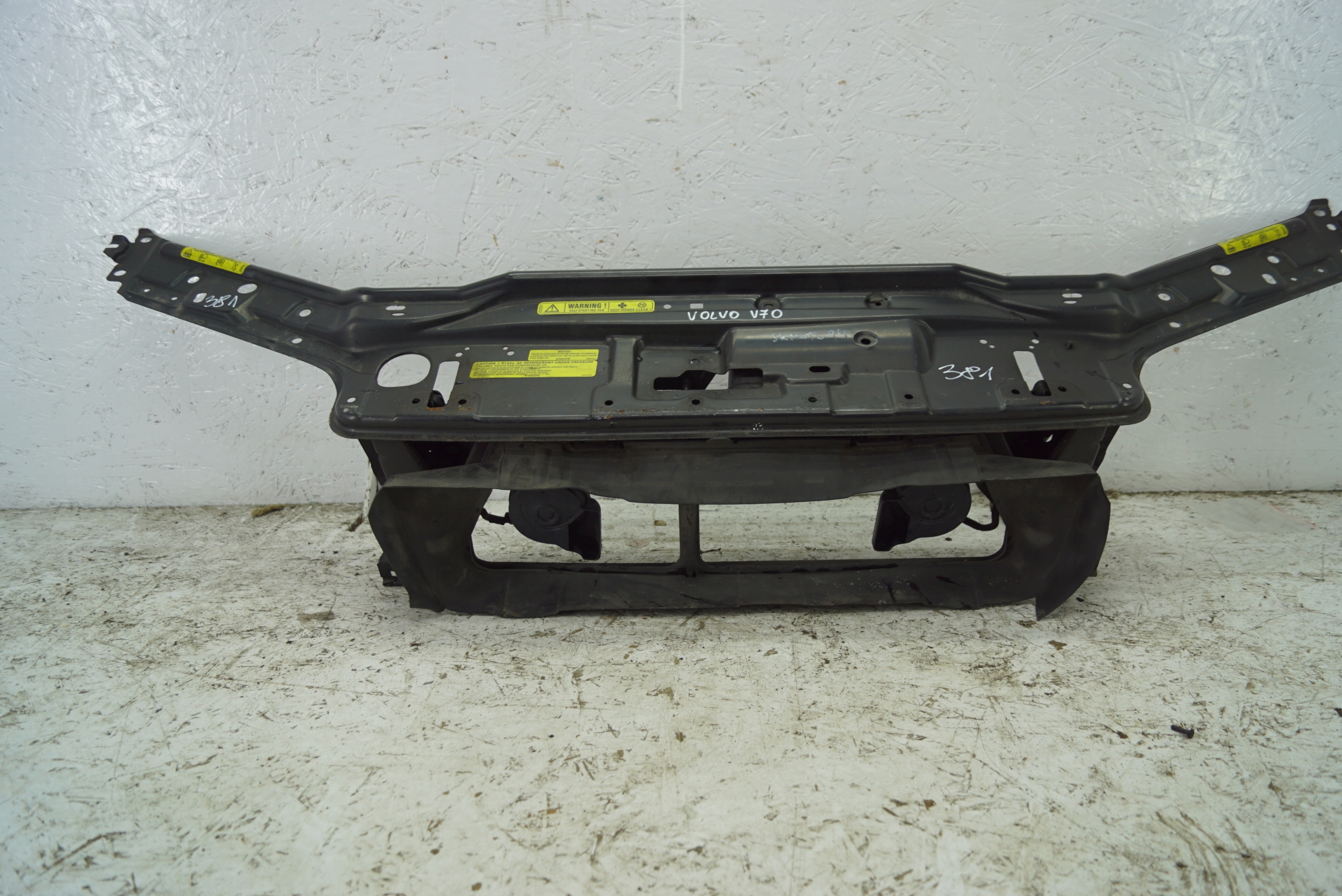 support panel for radiators pillar iron VOLVO V70 XC70