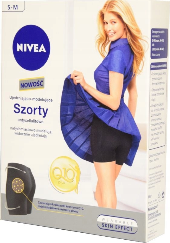 

Szorty antycellulitowe Nivea Body Q10 Plus