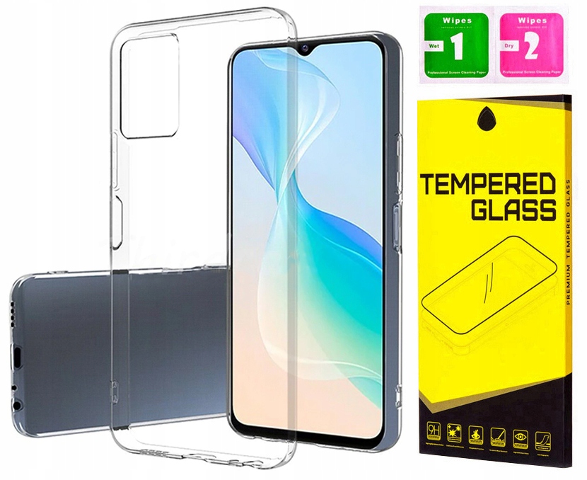 

Etui Silikon Do Vivo Y21s Y33s Szkło 9H
