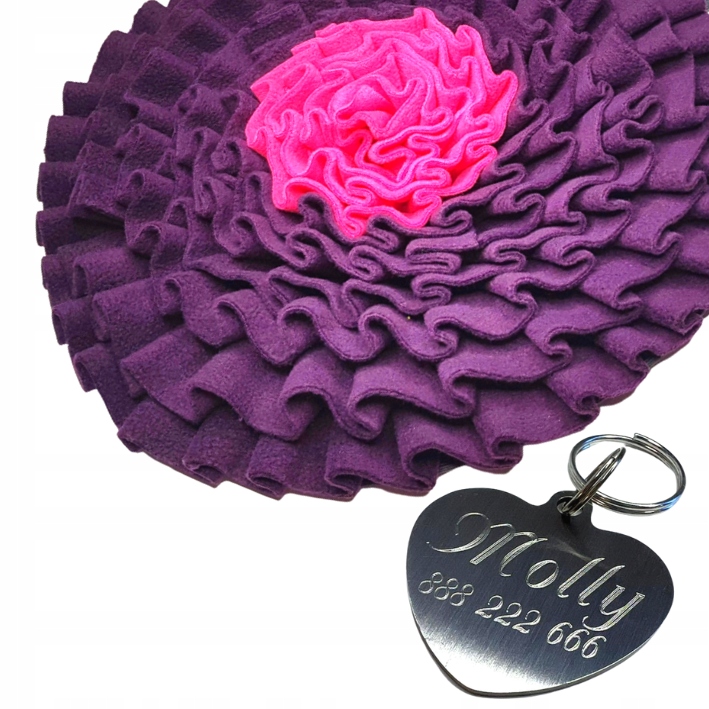 

Mata Węchowa dla psa 30CM Róż +adresówka