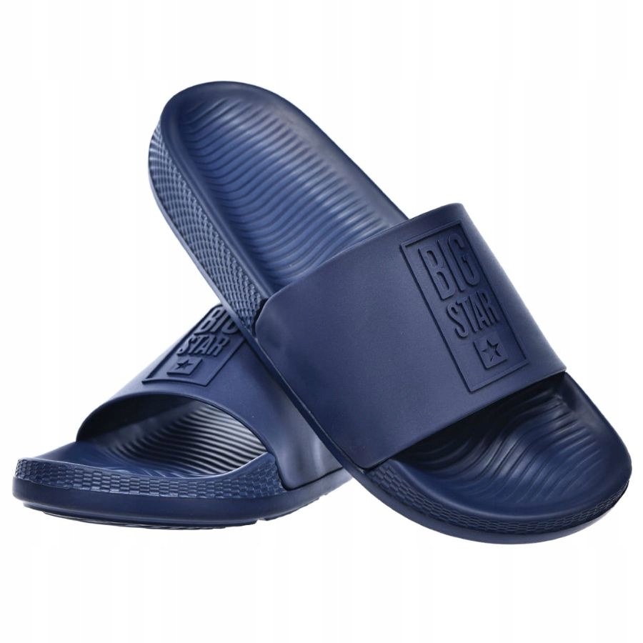 KLAPKI MĘSKIE BIG STAR GUMOWE WYGODNE SPORTOWE NA CO DZIEŃ PO DOMU