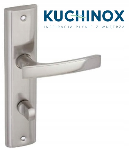 

Kuchinox Nowoczesna klamka Aura satyna 72 wc uniw.