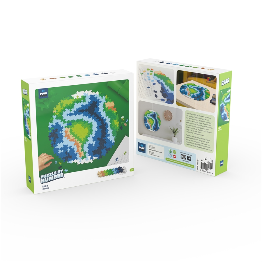 Mini wafle puzle klocki Plus-Plus Mini Ziemia 800 szt EAN (GTIN) 5710409106931