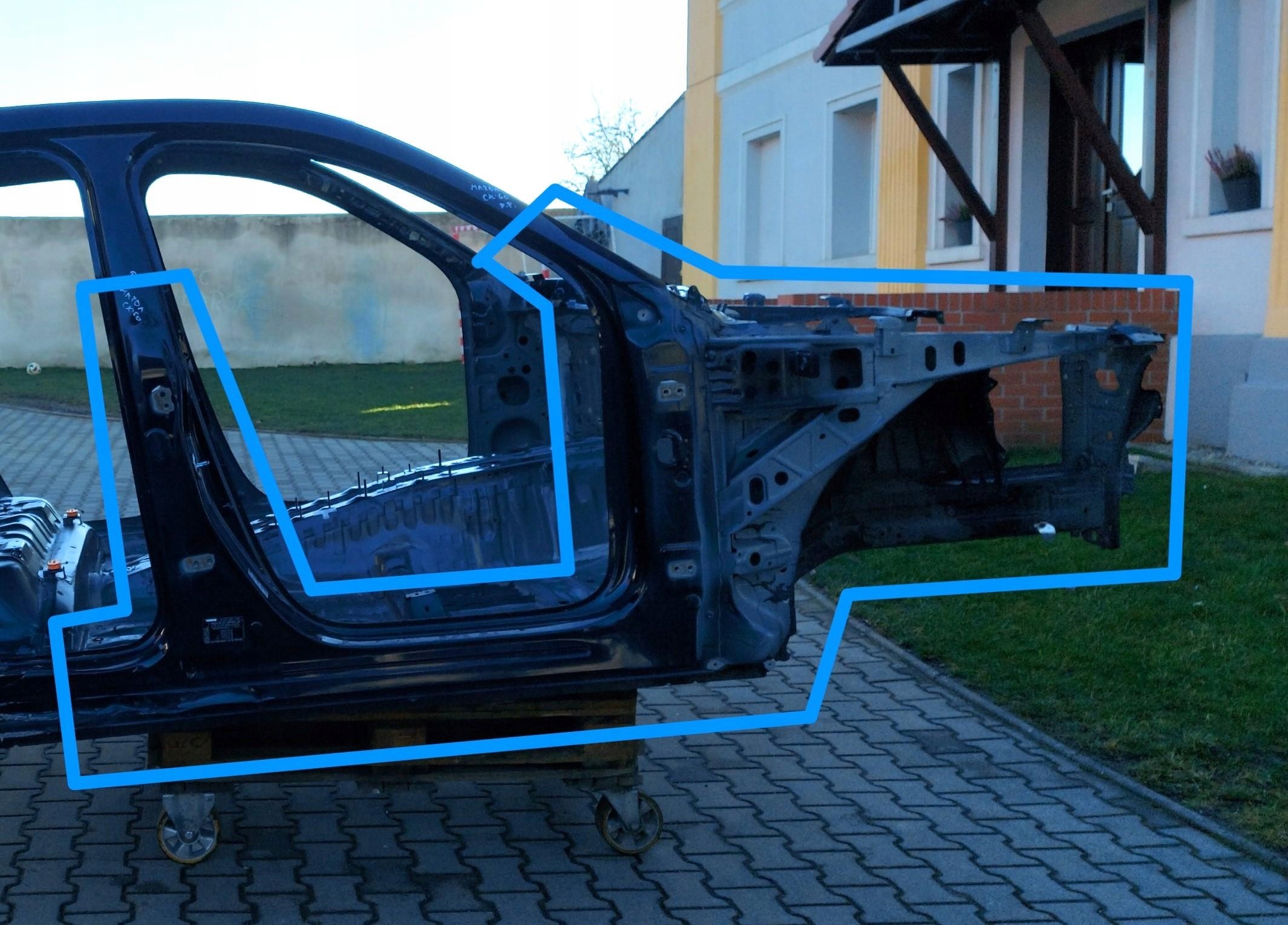 Mazda CX60 PHEV pillar central right BOK quarter Mazcx6podl42m60