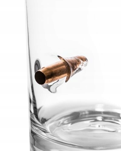 

Kuloodporna Szklanka Bulletproof Z Pociskiem 275ML