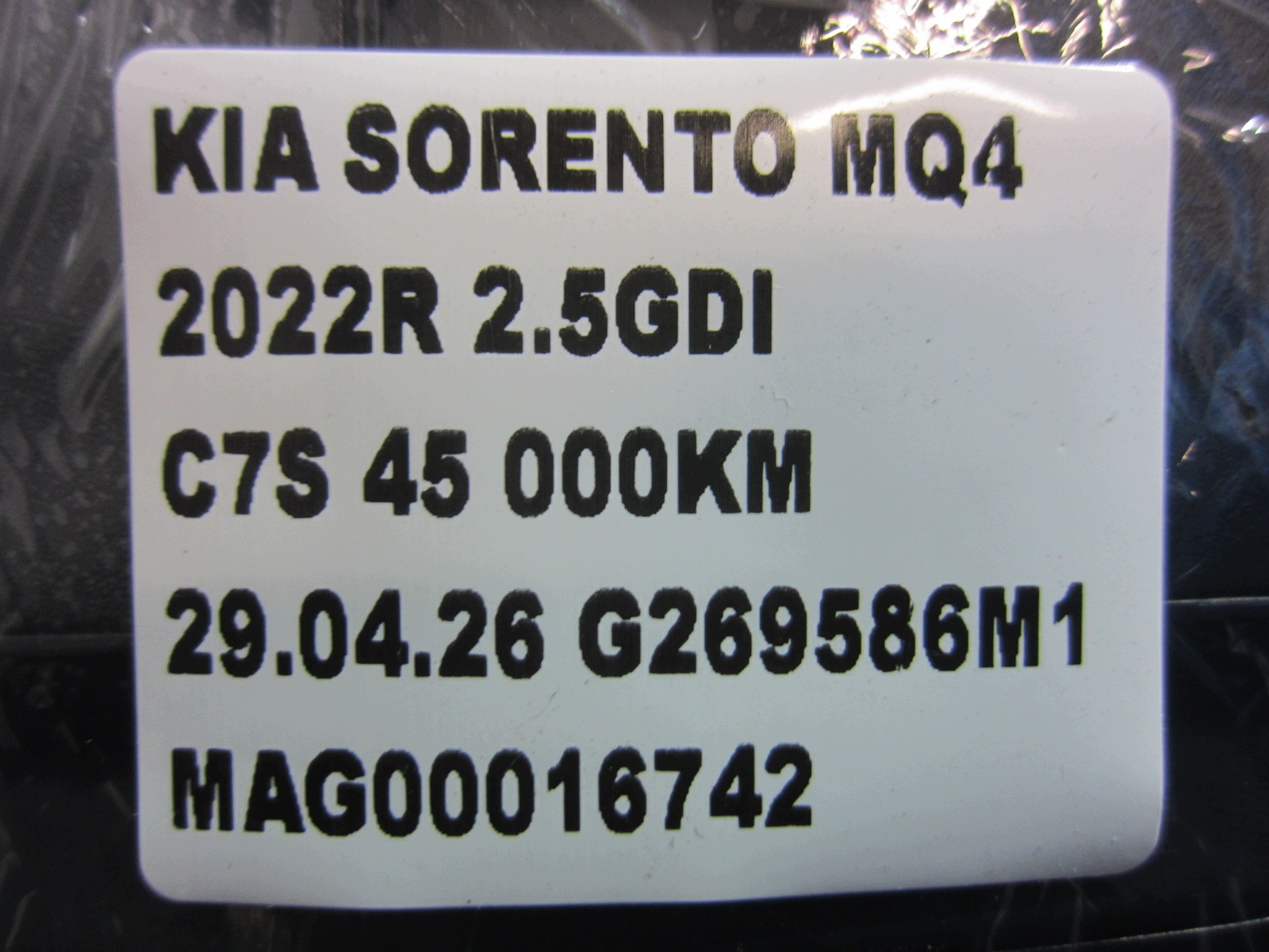 KIA SORENTO IV MQ4 light SUFITOWA control panel roofs 92810R5020
