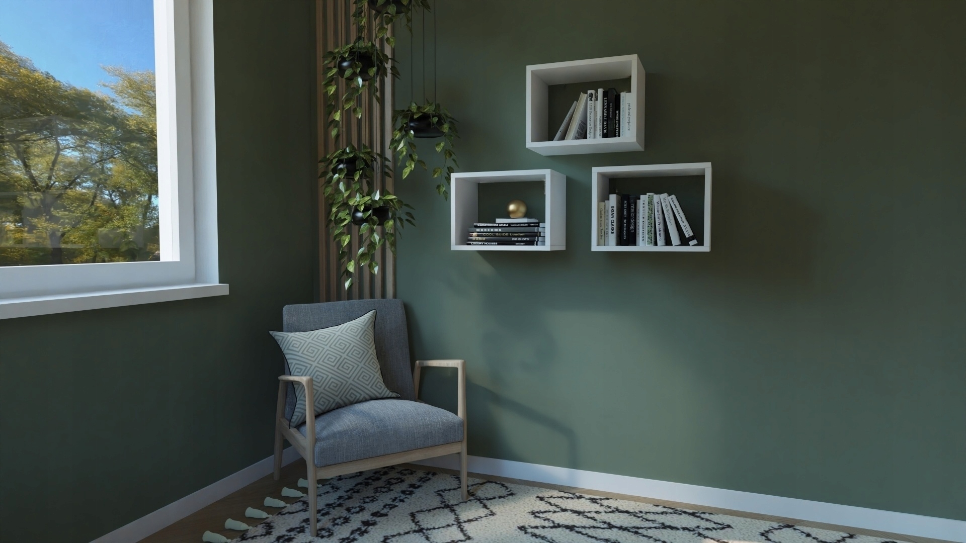 Regał ścienny, półka ścienna wisząca 40x30x20 Marka inna