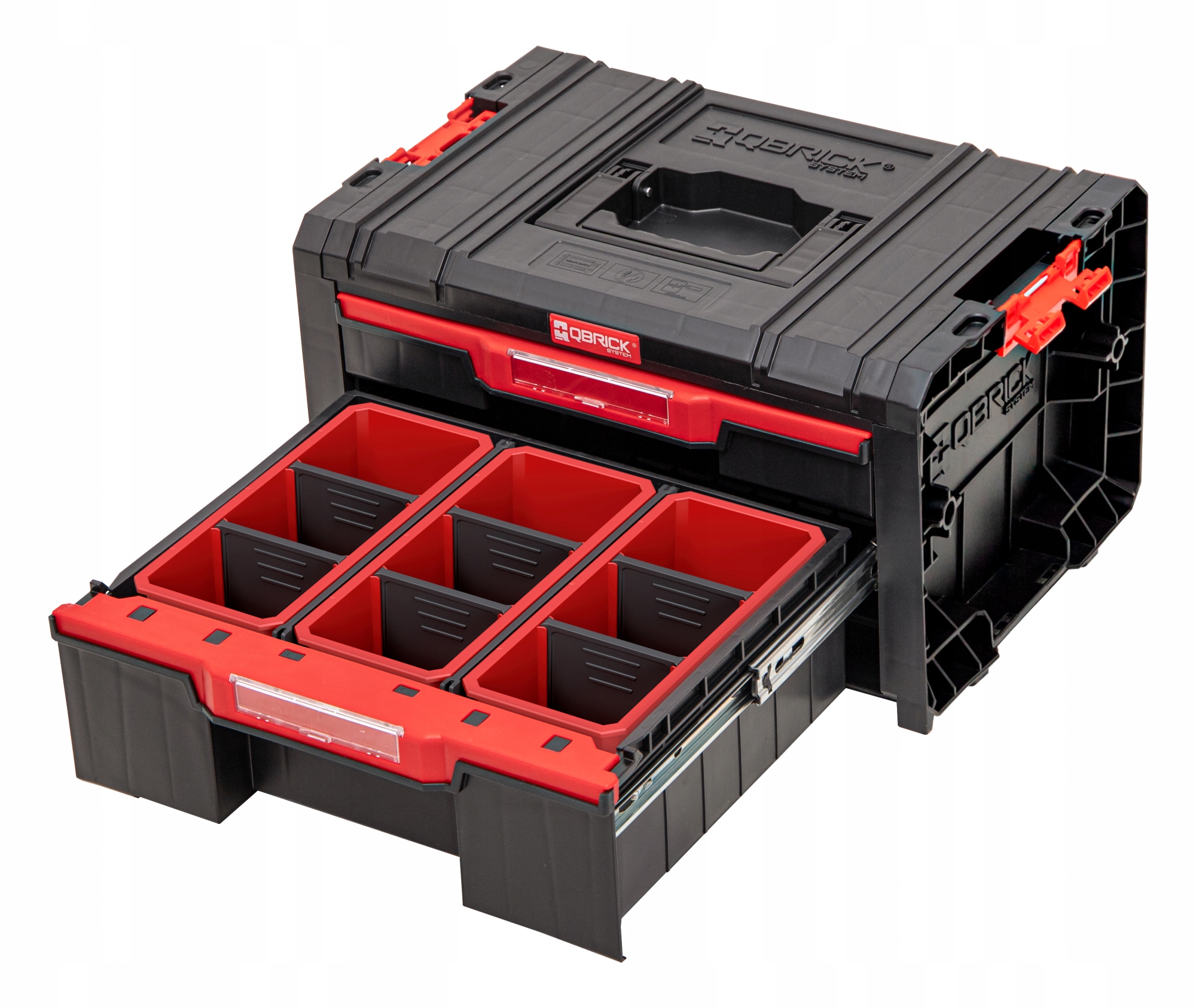 Skrzynka z szufladami Qbrick System PRO 2.0 DRAWER 2 TOOLBOX EXPERT Wyposażenie w zestawie Tak