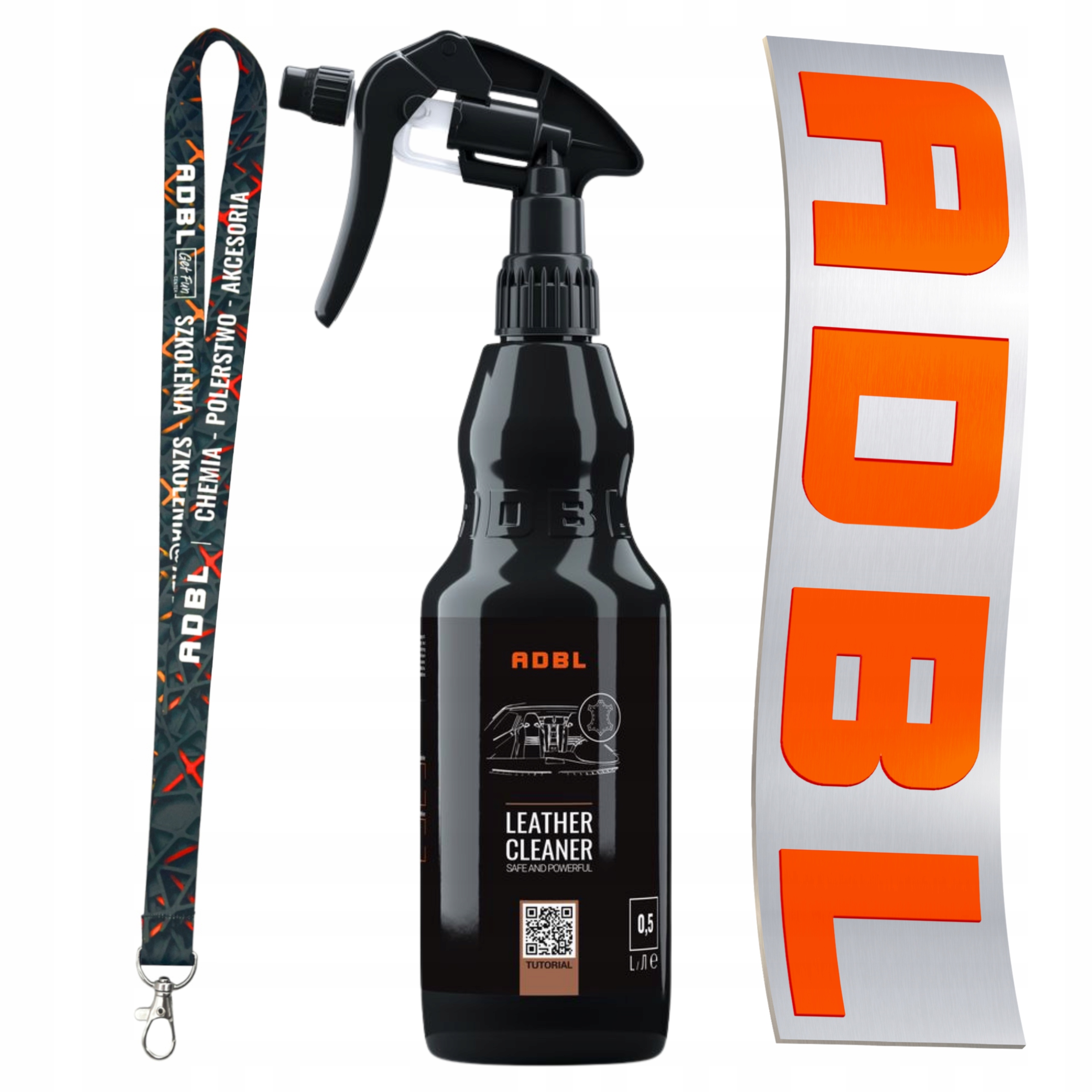 Adbl Leather Cleaner Płyn Do Czyszczenia Skór W Samochodzie Aucie 0,5L