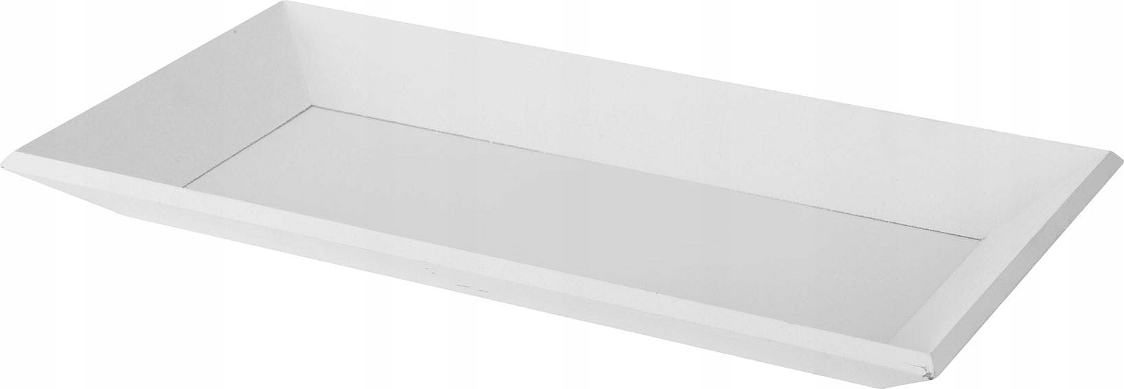 

Taca Drewniana Dekoracyjna Biała 40x20x3cm świeca
