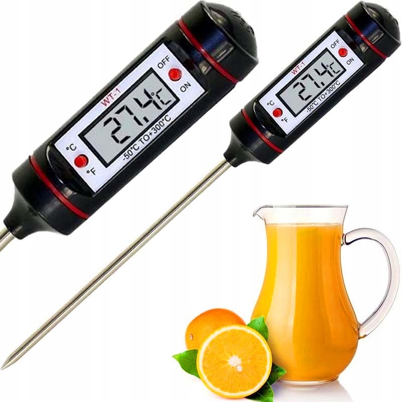 

Termometr Kuchenny Cyfrowy LCD Sonda Mięsa Wina