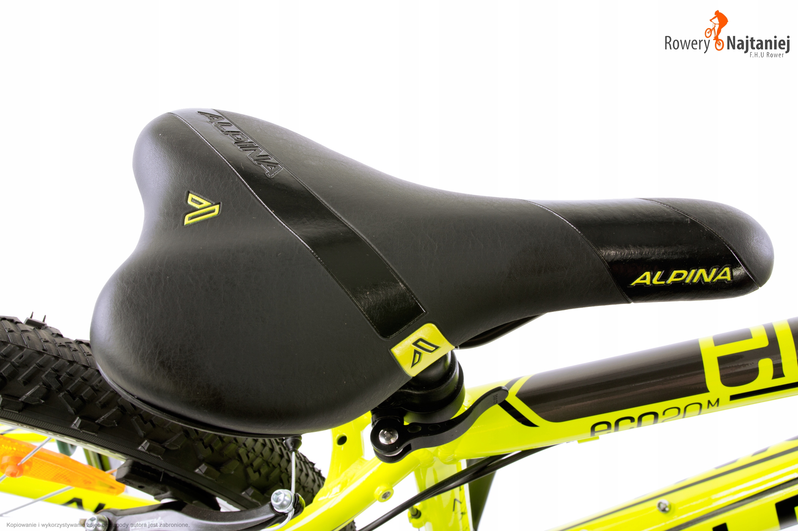 Rower Męski MTB 26' ALPINA ECO M20 Neon Lime XXS Kolor żółty