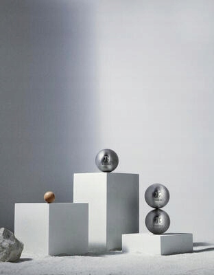 3 bule do petanki pi półtwarde stal nierdzewna Średnica 76 mm