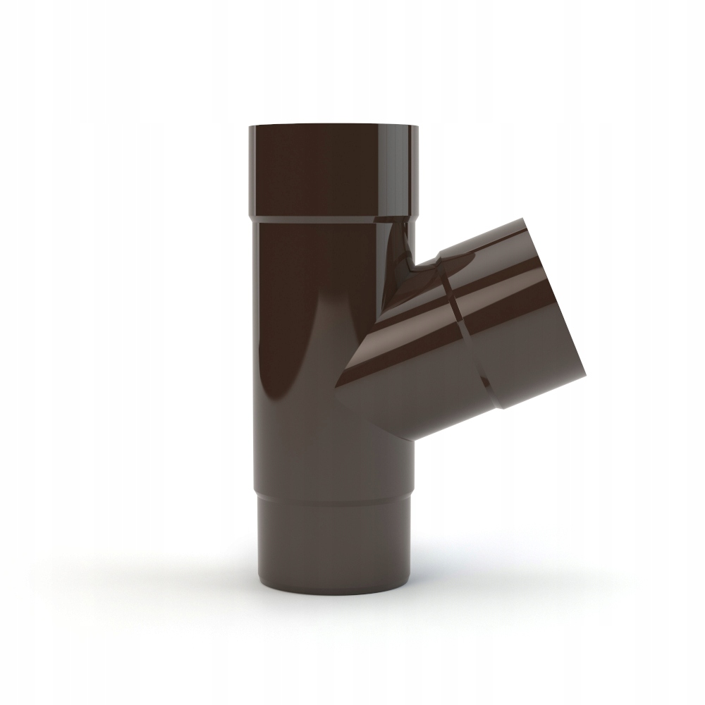 TRÓJNIK do rury spustowej PVC GAMRAT 110 mm BRĄZ Marka Gamrat