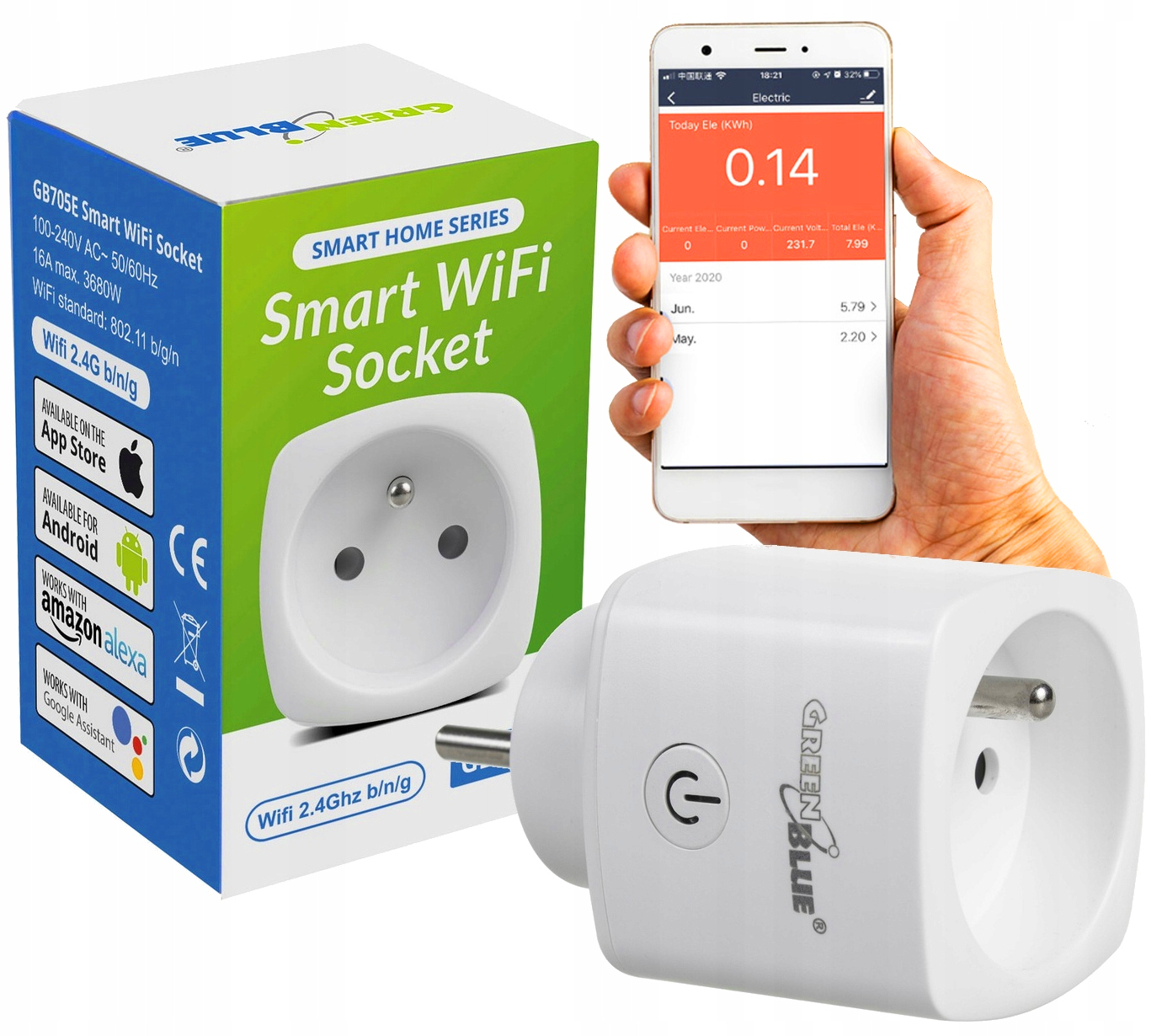 

Programator Włącznik Wyłącznik Czasowy Timer WiFi