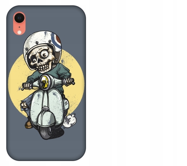 

Etui pokrowiec iPhone Xr Szkielet na skuterze