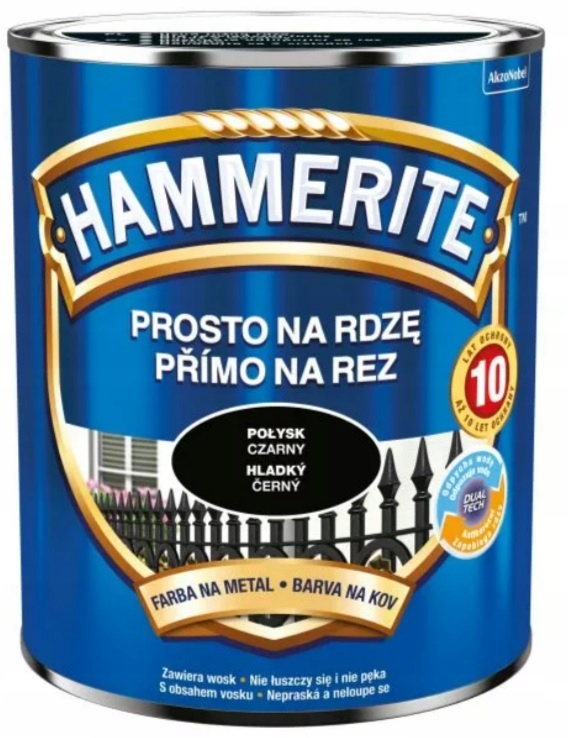 

Hammerite Połysk Czarny 0,25 L