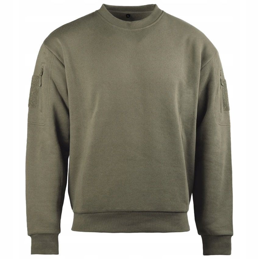 Pánská mikina Mil-Tec Tactical Sweatshirt Round Neck Ranger Green M