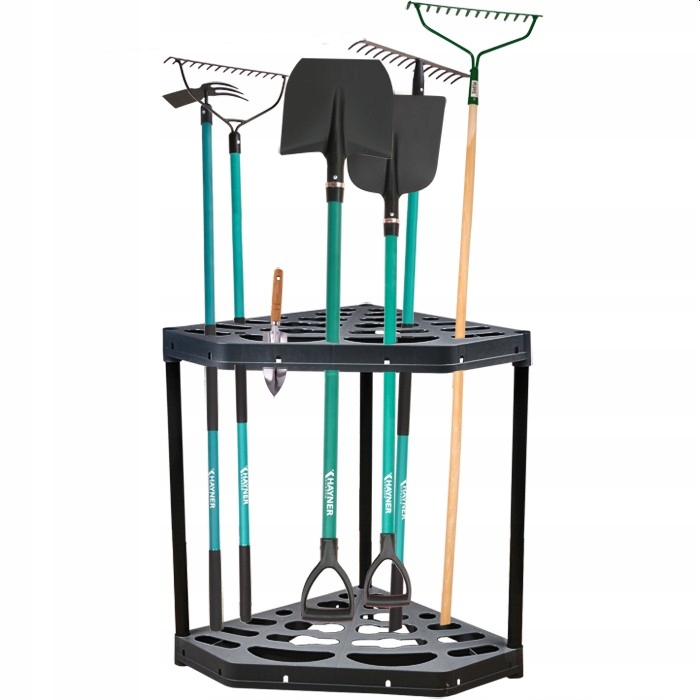 

Stojak Narożny Na Narzędzia Ogrodnicze x20 Otworów