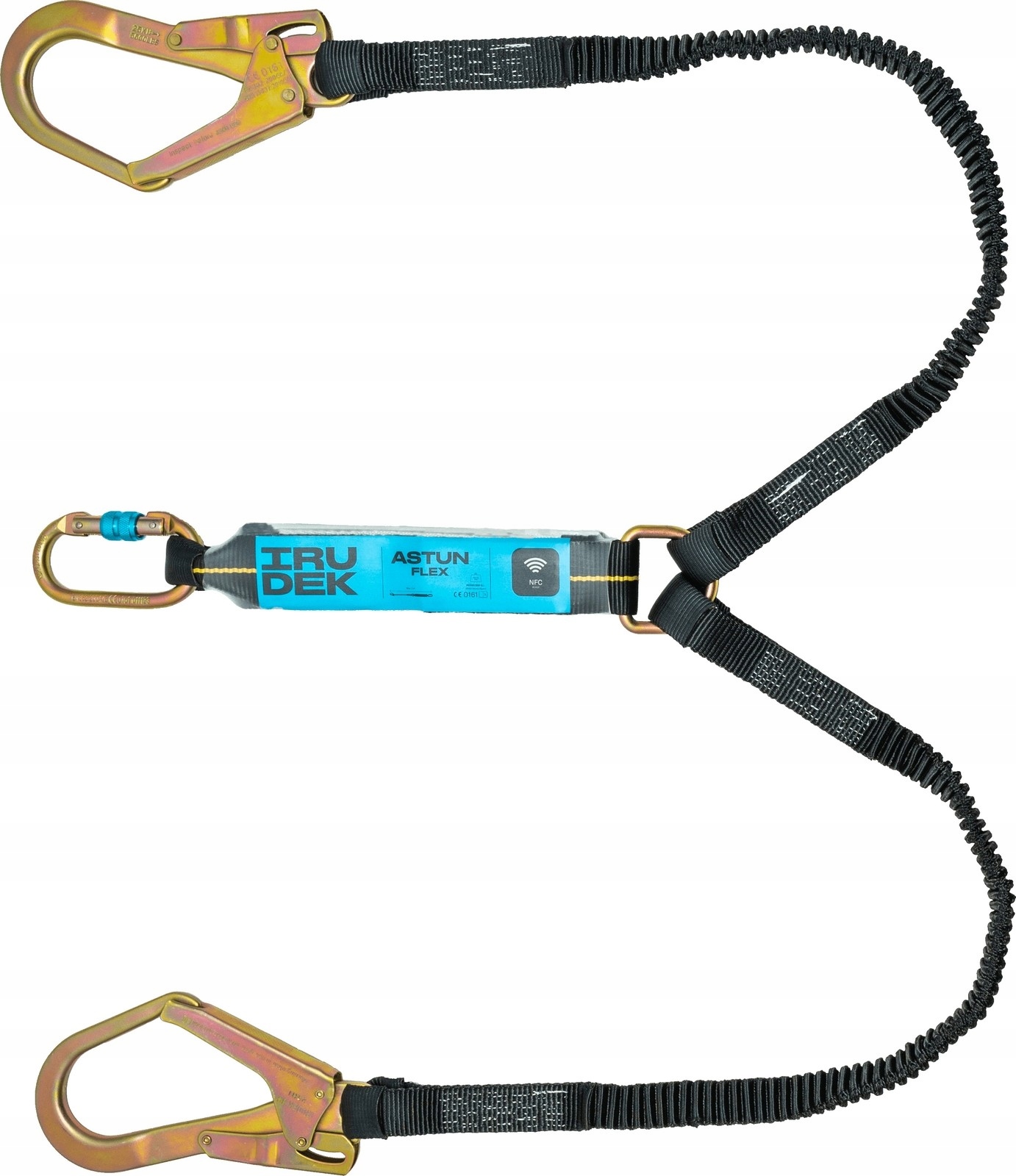 Amortyzator bezpieczeństwa Irudek Astun Flex 398 podwójna taśma 1,8 m