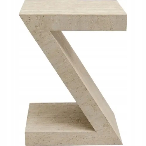 Stolik Kare Design 45 x 35 x 60cm odcienie beżu
